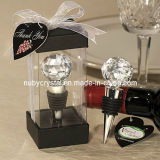 Crystal Wedding Favors Faceted Ball Wine Stopper (WF-4010)