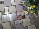Aluminium Mix Stainless Steel and Marble Mosaic (CFM1031)