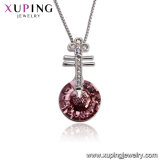 Necklace-00467 Xuping Arrival New Designs Lute Pendant Crystals From Swarovski Necklace Jewelry