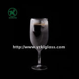 Ice Double Wall Beer Glass by SGS, (let beer cold)