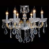 Design Europe Crystal Chandelier Pendant Lighting Without Shades