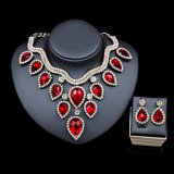 Colorful Middle East Bridal Luxury Crystal Multicolor Jewelry Set