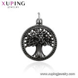 33650 Wholesale Exclusive Stainless Steel Fashion Round Shape Inlay Tree Shaped Pendant