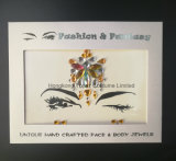 Temporary Face Sticker China Body Jewelry Sticker Rhinestone Eye Sticker for Party Festival (SR-44)