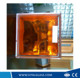 High Quality Inner Orange Glass Block for Decoration (G-B)