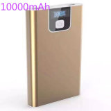 Alloy Cover Plus Asb Buttom Mobile Charger 10000mAh Power Bank with LCD