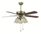 Phine Af02-Ab 52 Inch Plywood/Iron Blade Air Ceiling Fan with Lighting