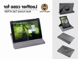 360 Degree Rotary Leather Case for Acer Iconia Tab A700 A701 A510 A511 10.1 Tablet Rotating Stand Book Cover (AL-02)