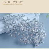 Hair Accessories Fashion Jewelry Yellow Crystal Crowns