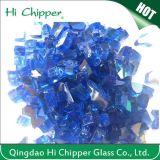 Reflective Blue Tempered Glass Chips