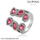 14274 Fashion Rose Stone Stylish Women Ring with Crystals From Swarovski Jewelry