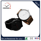 Fashion Stainless Steel Custom Brand Watch with Leather Watch Strap (DC-1390)
