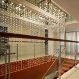 Modern Stair Decoration Crystal Stars Curtain