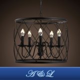 Industrial Drum Style Chandelier Lamp for Living Room with UL Certificate