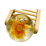 80g Round Transparent Plant Chrysanthemum Essence Amino Acid Soap Bsj-Ajs-8