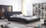 Modern Home Furniture Bedroom Leather Bed Set