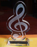Optical Glass Classics Crystal Music Award Trophy