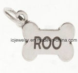 Wholesale 316 Stainless Steel Dog Bone Engraved Charm
