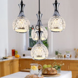 Modern Style Home LED Transparent Glass Ball Hanging Light Lamp