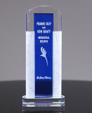 Crystal Glass Plaque Cheap Award Trophy for Promational Gifts