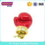 Customized Red Gloves Pendants Charms with Crystal