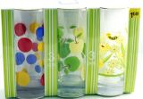 Decal Pringting Cup Tea Cup Glassware Flower Good Quality Sdy-H0163