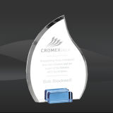 Sky Blue Flame Crystal Award (MP-AWS4021, MP-AWS4022, MP-AWS4023)