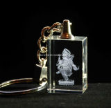 Ganesha Crystal Keyring for Religious Promotion Gift (R3021)