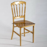 Gold Wedding Polycarbonate Resin Napoleon Ghost Chair