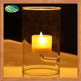Popular European Style Crystal Glass Candlestick for Home Decoration