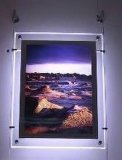 Double Sided Ceiling Hanging Crystal Picture Frame LED Display