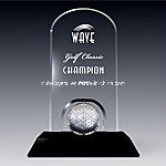 Golf Classic Plaque Award in Black Base1009