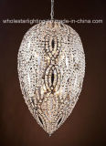Steel Lacer Cutting Chandelier with Crystal Beads (WHG-339)