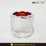 Electroplated Emboss Glass Candle Holder Wholesale