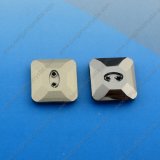 Loose Garment Stone Crystal Button Square Shape
