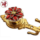 Zinc Alloy Beautiful Window / Curtain Hook with Color Crystal (ZH-8613)