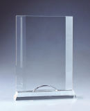 Promotion High Quality Clear Glass Crystal Award Trophy