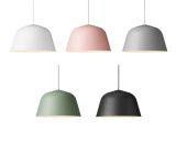 Nordic Style Creative Simple Semicircle Pendant Lamp with Postmodern Color