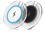 Crystal Round Wireless Charger Lightning Symbol Power Wireless Charging Pad