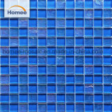 Malaysia Mix Blue Color Iridescent Swimming Pool Crystal Glass Mosaic