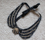Lady Fashion Charm Crystal Costume Choker Necklace Collar (JE0094)