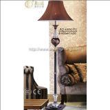 Modern Design and Fashion Iron Crystal Floor Lamp (AQ-6804/FL)