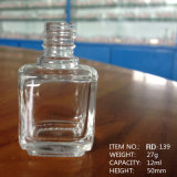 12ml Square Flint Nail Polish Glass Bottle