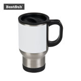 Bestsub Personalized Stainless Steel Sublimation Travel Mug with Patch (B4QC1)