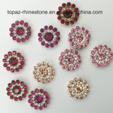 Wholesale 9mm Loose Swaro Crystals Flower Claw Setting by Sewing on Glass Beads (TP-9mm rose round)