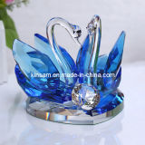 Manufacturer Crystal Glass Swans for Wedding Gift