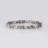 Sparkling Stainless Steel Crystal Bangle for Women (CP-JS-BS-1038)