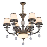 2017 New Design Crystal Chandelier Lighting Home Lamp with Glass (SL2271-6)
