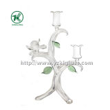 Glass Candle Holder for Holiday Decoration (22*14*32)