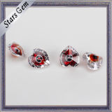 Heart Shape Blood Red Special Design Multi Color Gemstone
